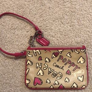 Poppy coach wristlet